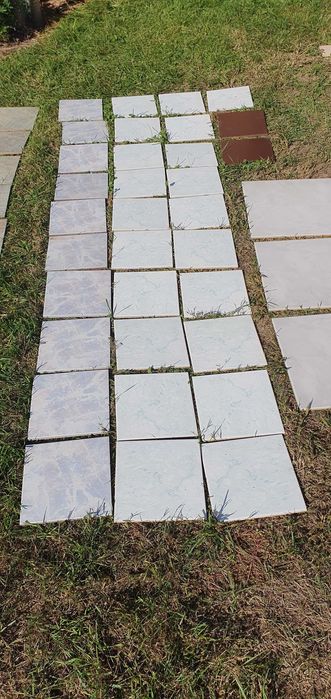 Płytki Opoczno/PILCH retro odcienie zieleni/niebieskiego/fioletu