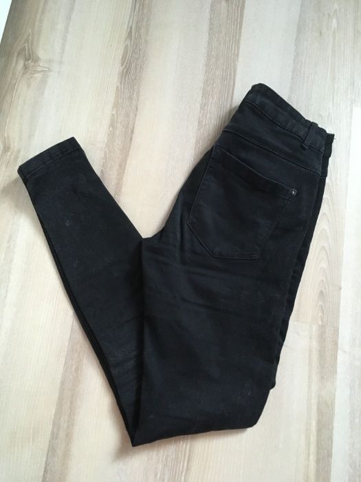 ONLY szare rurki marmurki jeansy spodnie obcisłe skinny S 30 jak nowe