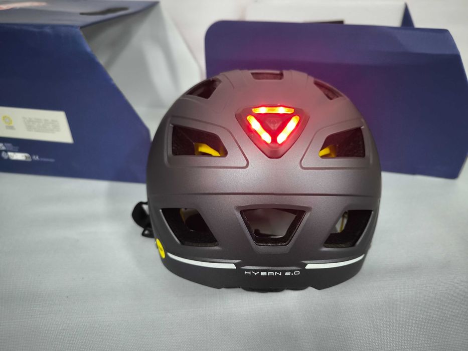 Kask rowerowy miejski Abus Hyban 2.0 Titan 52-58 M