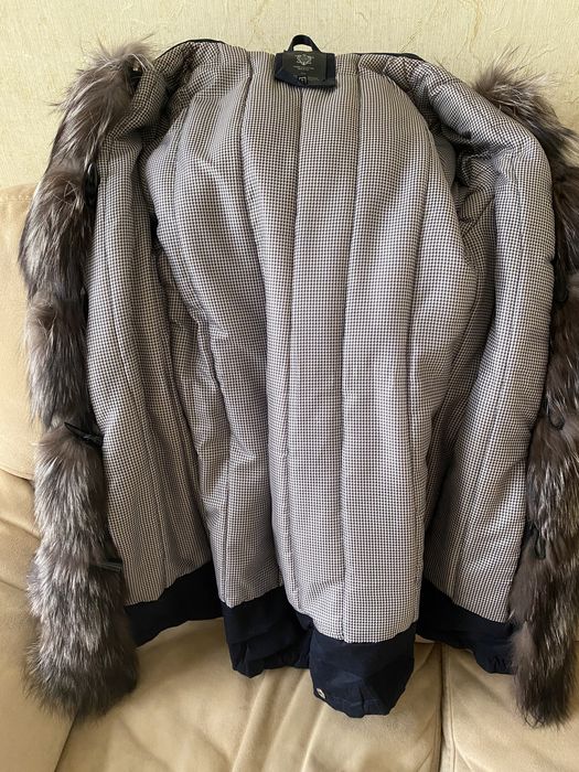 Парка с мехом чернобурки