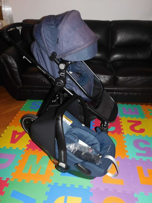 CarrinhoTrio Bébé Confort Zélia + Ovo Rock