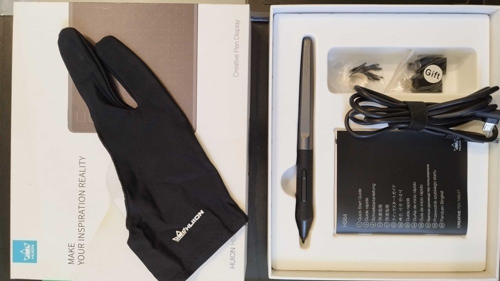 Графический планшет Huion HS64 с перчаткой