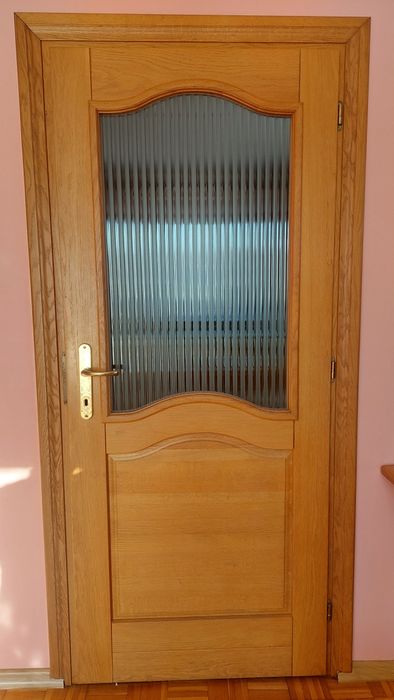 Drzwi drewniane dębowe