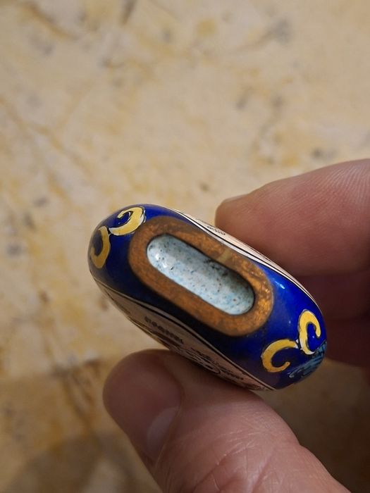 Frasco de rape também conhecidos por snuff bottle pintado a mão