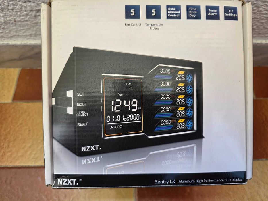 Controlador 5 ventoinhas NZXT LX Sentry