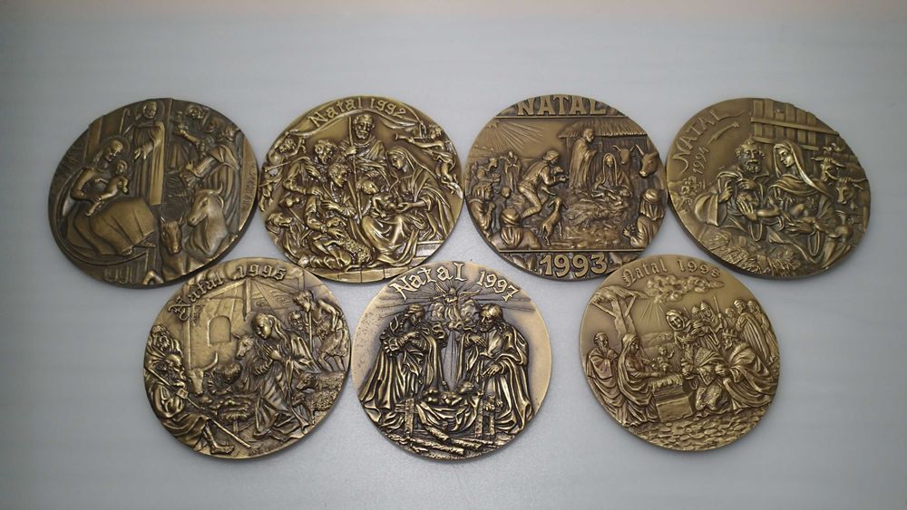 Medalhas de Bronze Natal 1990,92/93/95/97/98