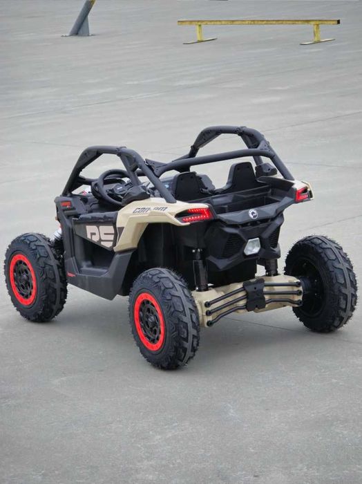 CAN-AM Maverick 3 PRO + Pompowane KOŁA auto na akumulator 2x280W 24V