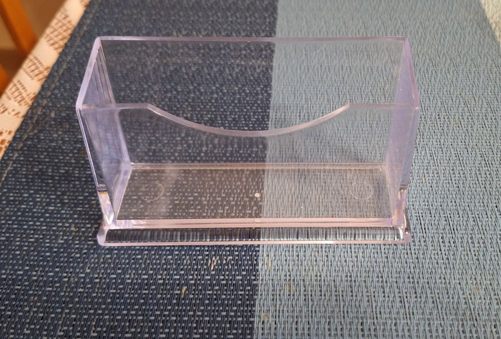 Podstawka, stojak pod wizytówki. Wizytownik. 14 szt.