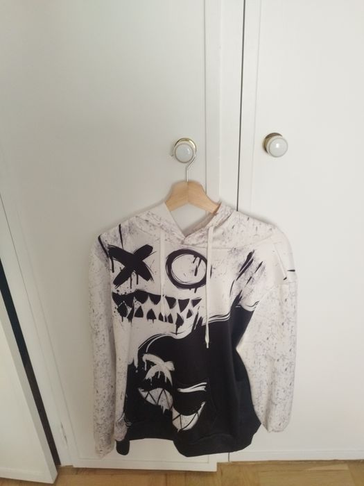 Sweat homem preto e branco