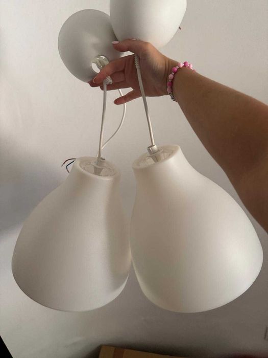 Candeeiros brancos melodi IKEA