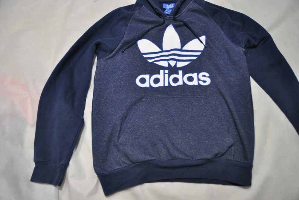 ADIDAS S bluza męska bawełniana z kapturem rozpinana  rs5v