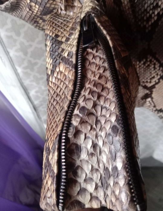 Питон натуральный. Кожаная Куртка косуха