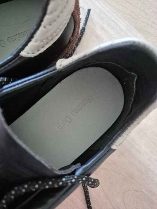 Ténis Massimo Dutti em couro castanho — novos, nunca usados