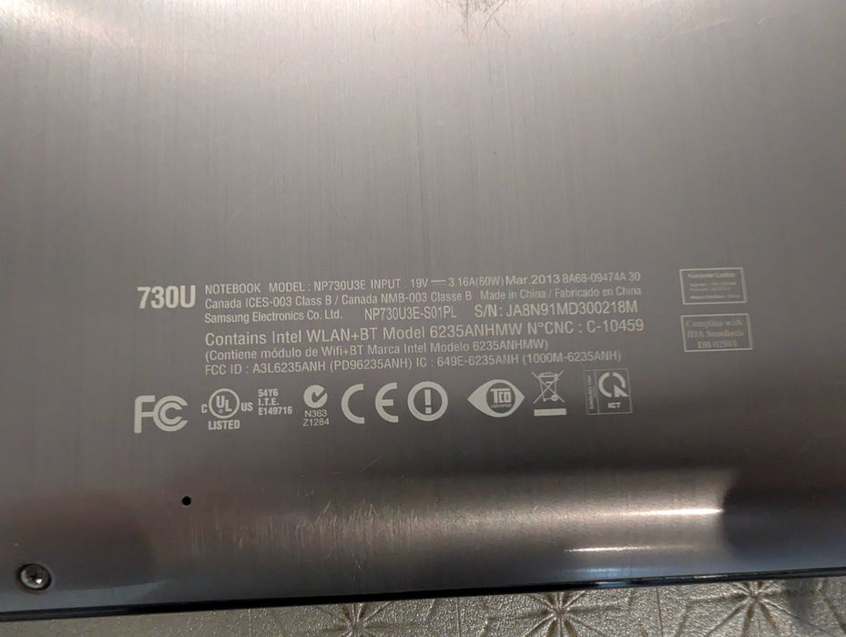 Ultrabook Samsung NP730U3E-S01PL