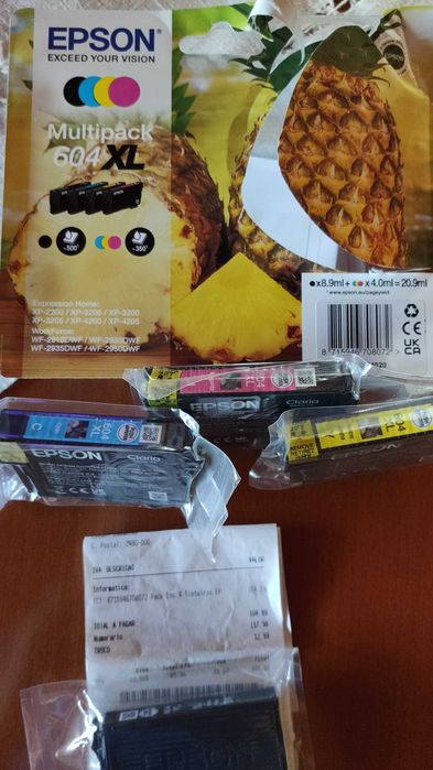 Tinteiros NOVOS para impressora EPSON