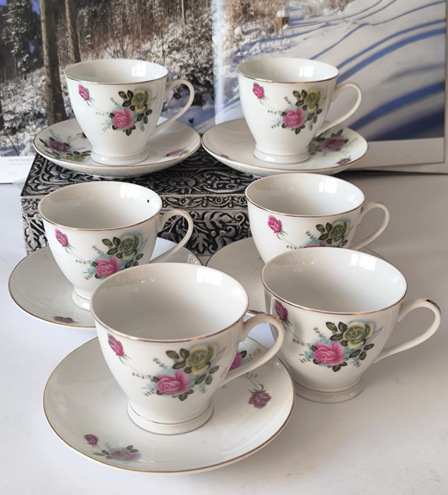 Piękny stary serwis do kawy Chiński