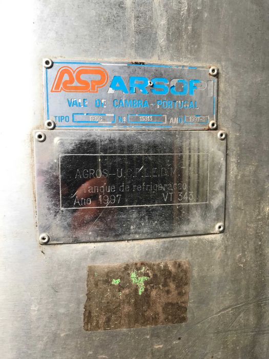 Tanque de leite Arsopi 800L
