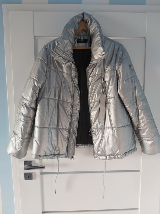 Kurtka  damska srebrna monnari