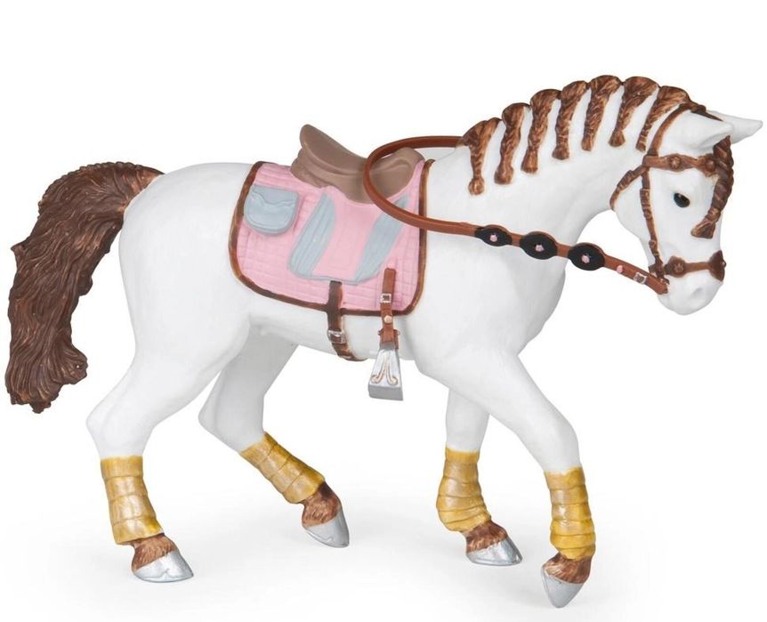 Klacz osiodłana z warkoczykami folia,145x95x50 mm