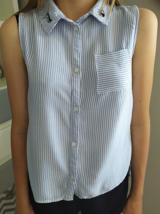 Koszula bez rękawów, bluzka  H&M 152 cm