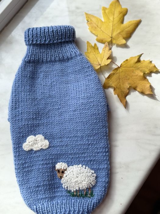 Вязаные свитера для маленьких питомцев