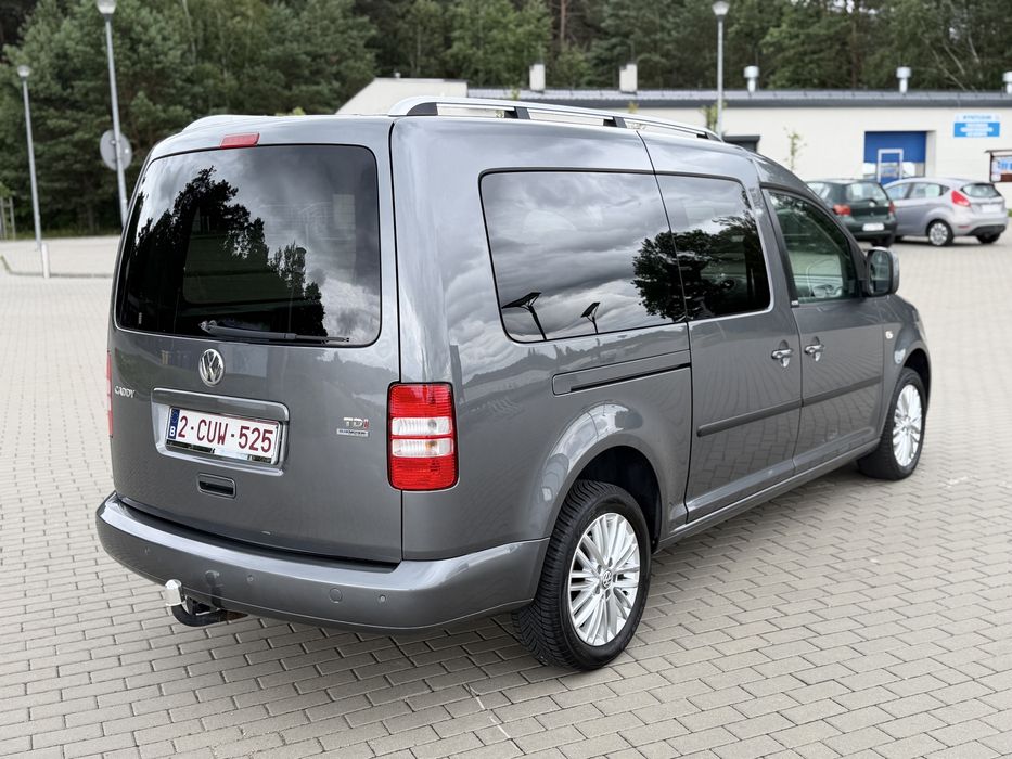 Volkswagen Caddy CUP 1.6TDI_Automat DSG_Maxi/Long_5 osób + paka_Bogata opcja_Sprowadzony_Super Stan