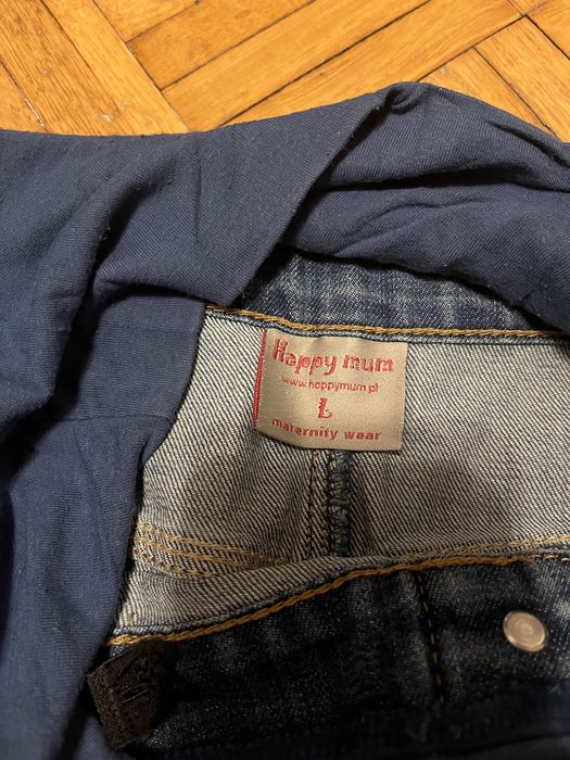 Spódnica ciążowa HAPPY MUM jeansowa rozm. L