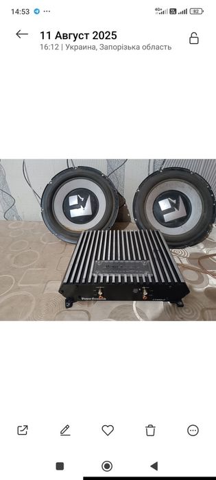 Продам Сабвуферы Rockford Fosgate Mitsubishi + Усилитель Power Acoustik
