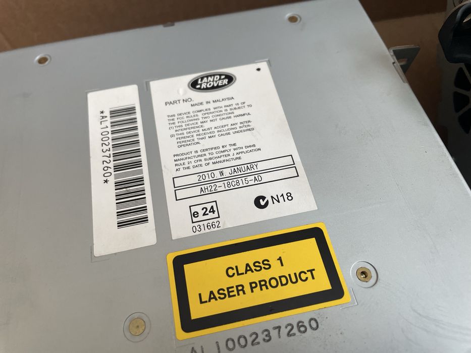 Range Rover Dse rádio gps display original ecrã