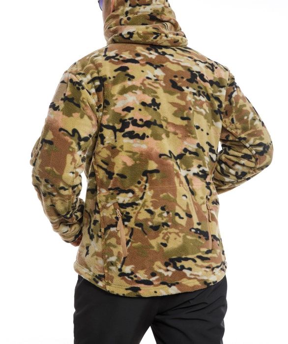 Флісова кофта з капюшоном мультикам військова фліска тактична флиска