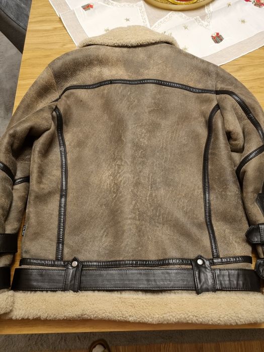 Kożuch męski  skórzany