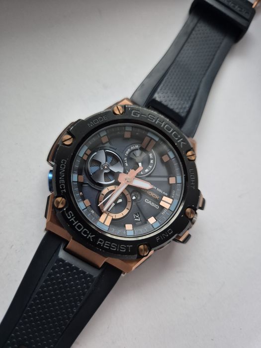 Zegarek Casio G-SHOCK GST-B100G-2AER G-Steel