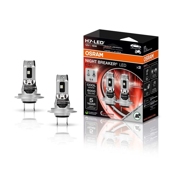 Lâmpadas LED, Xenon e Halogéneo OSRAM