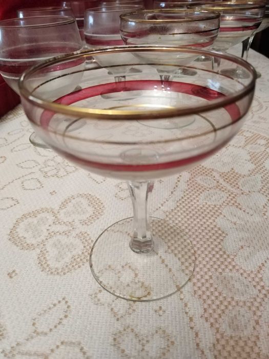 Conjunto 6 taças e 6 copos