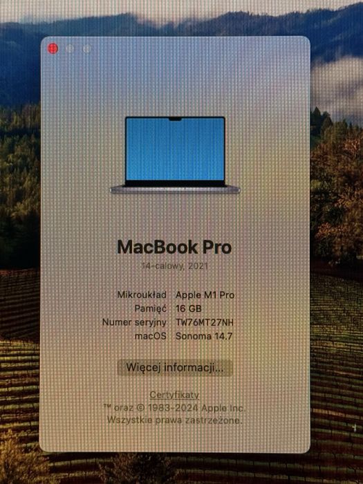 MacBook Pro 14”- 2021, Space Gray