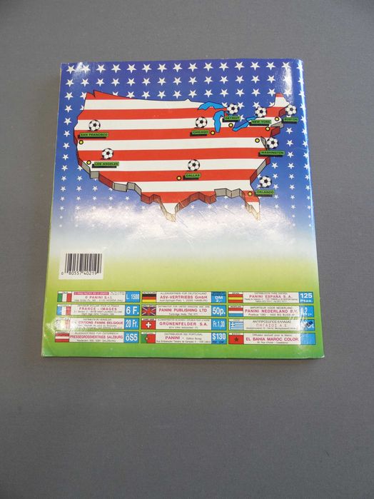 Caderneta completa Panini USA 94