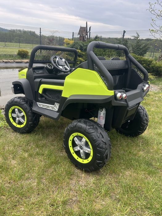 Auto na Akumulator Mega Duży  Mercedes Unimog 4x4 180 Watt Dwuosobowy