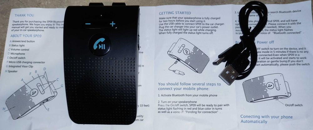 авто Bluetooth-гарнітура