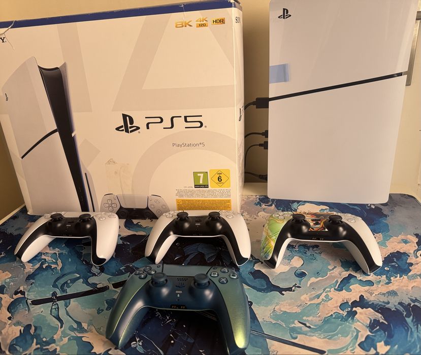 PS5 Slim 1TB +4 comandos