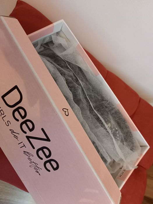 Buty, baleriny, mokasyny, czułenka czarne DeeZee roz. 39