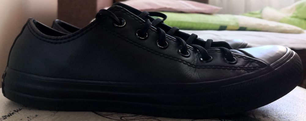 Converse Black Leather