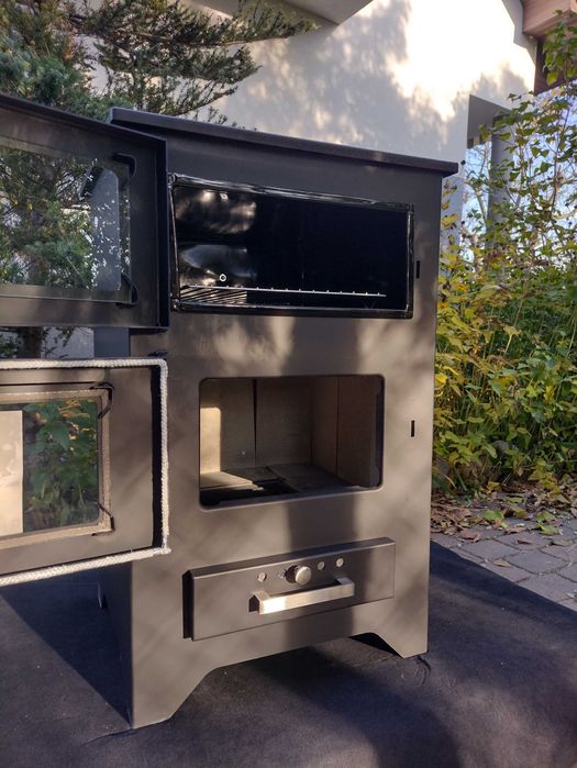 Piecyk kominkowy MG450 (piec, koza) z piekarnikiem 14,8kW