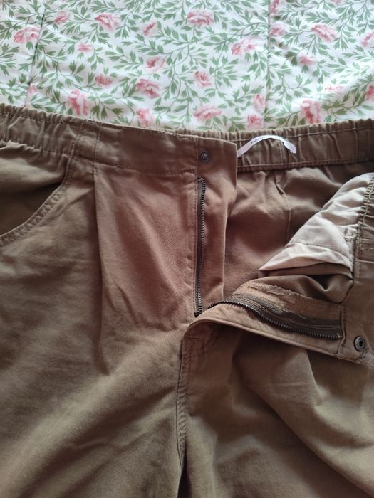 Calças mulher verde caqui tamanho M M