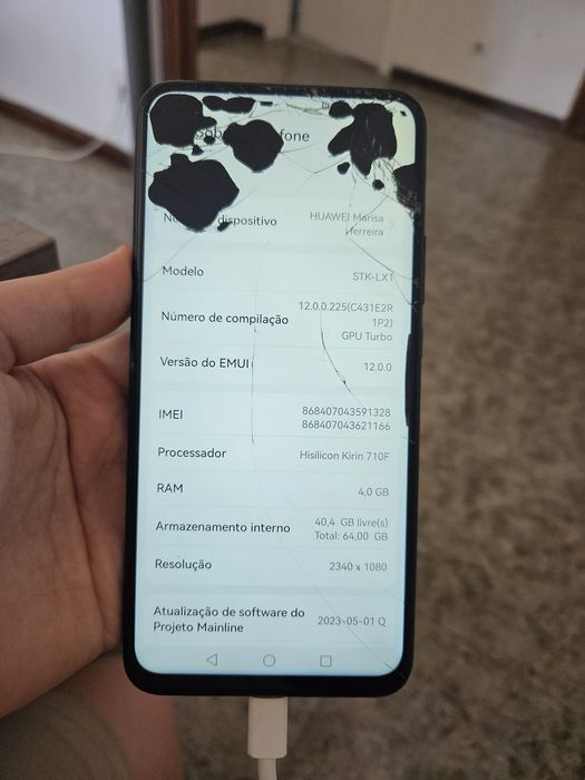 Huawei para reparação ou peças