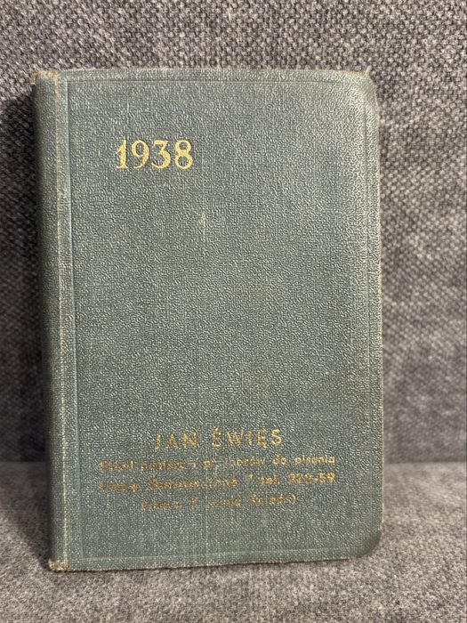 Przedwojenny Kalendarz 1938 LWÓW - Jan Święs - UNIKAT