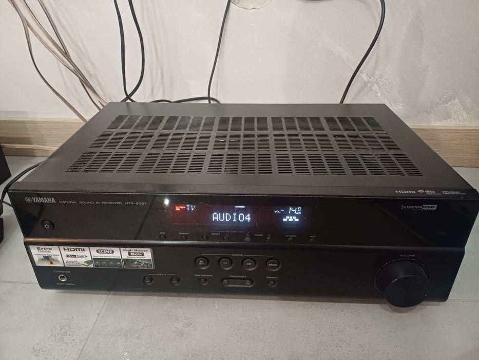 kino domowe Yamaha HTR 2067
Amplituner Yamaha HTR-2064 5.1 czarny + pi