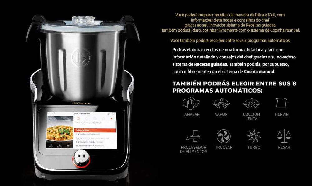 Robô de Cozinha hi-tech Lufthous