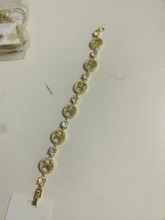 Bransoletka damska LV stal chirurgiczna