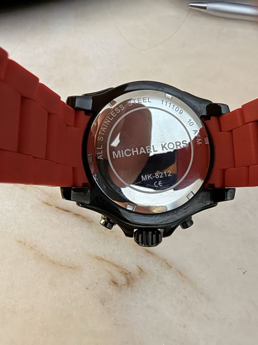 Michael Kors Relógio Drake Vermelho/Preto - MK8212