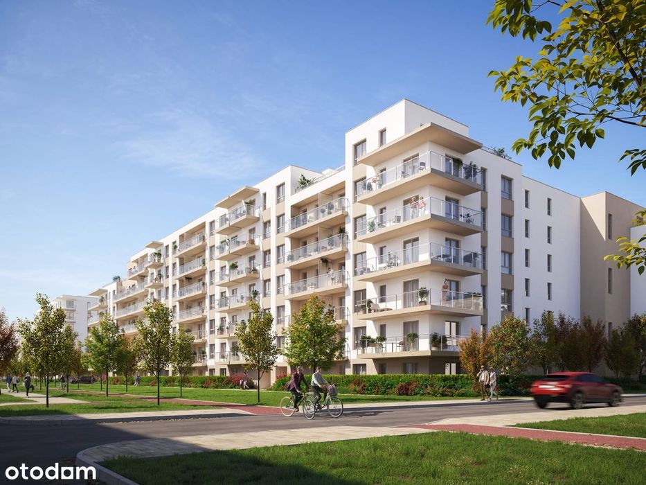 2-pokojowe mieszkanie 43m2 + ogródek Bez Prowizji